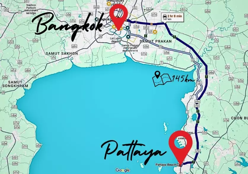 نحوه رسیدن به پاتایا با اتوبوس از راهنمای بانکوک 2024